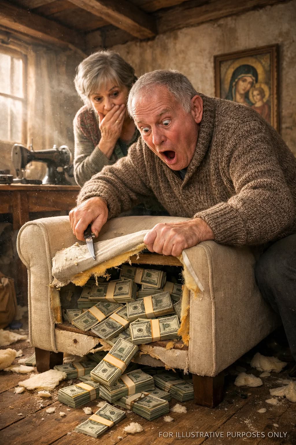 She Brought Home an Old Armchair Someone Had Thrown Away — When They Opened It, They Found Something That Changed Their Lives Forever