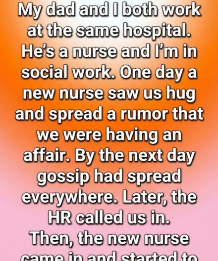 A brief hug at the office sparked rumors — until the real reason behind it changed everyone’s perspective.