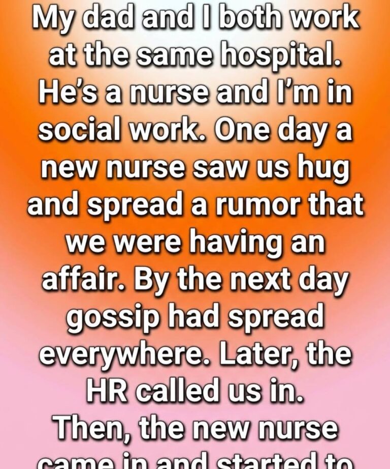 A brief hug at the office sparked rumors — until the real reason behind it changed everyone’s perspective.