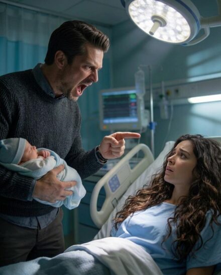 My hubby grabbed our baby for the first time, then yelled, “This is not my child, I need a DNA test!”