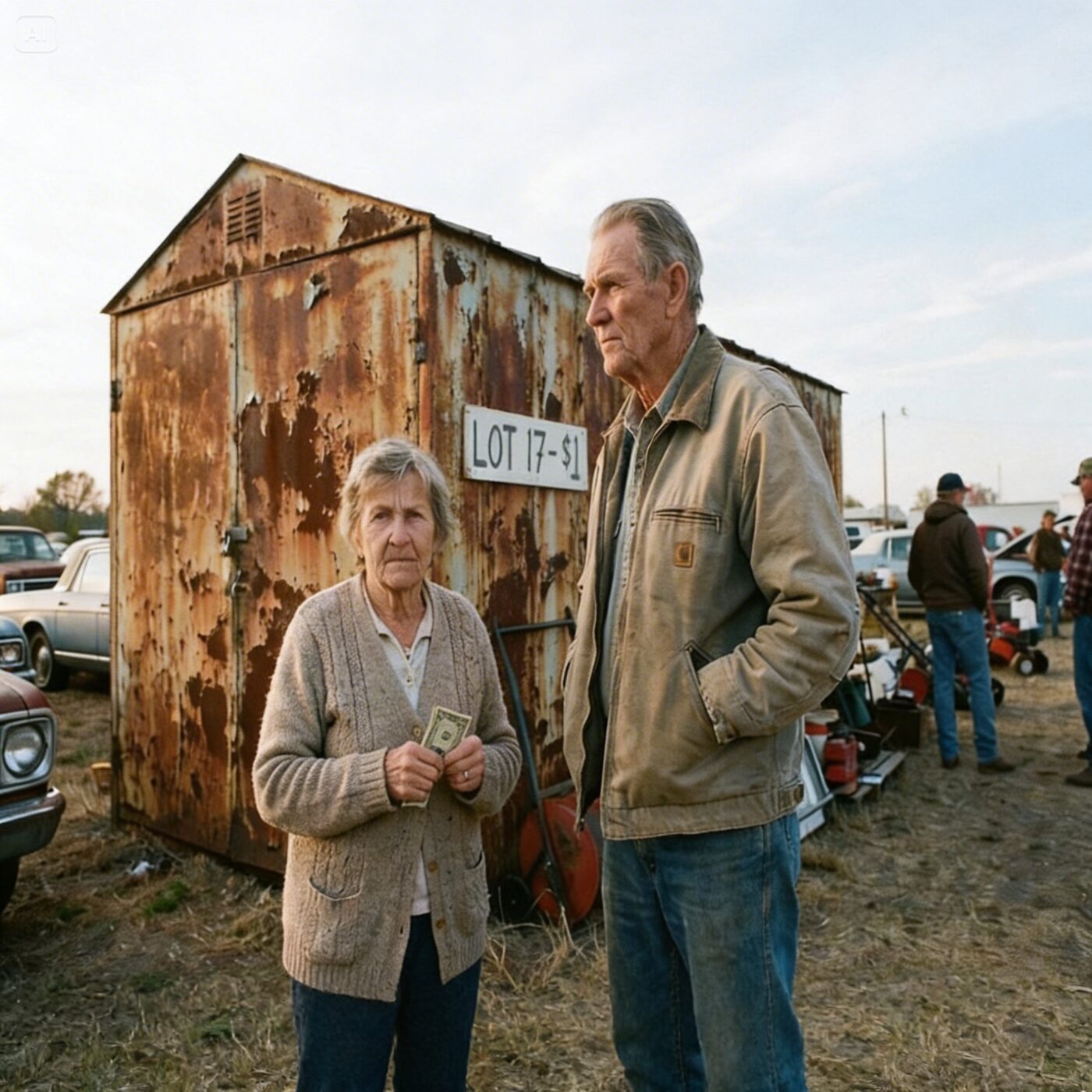 They Laughed at Their $1 Auction Shed—Until an Elderly Couple Discovered What Was Inside!