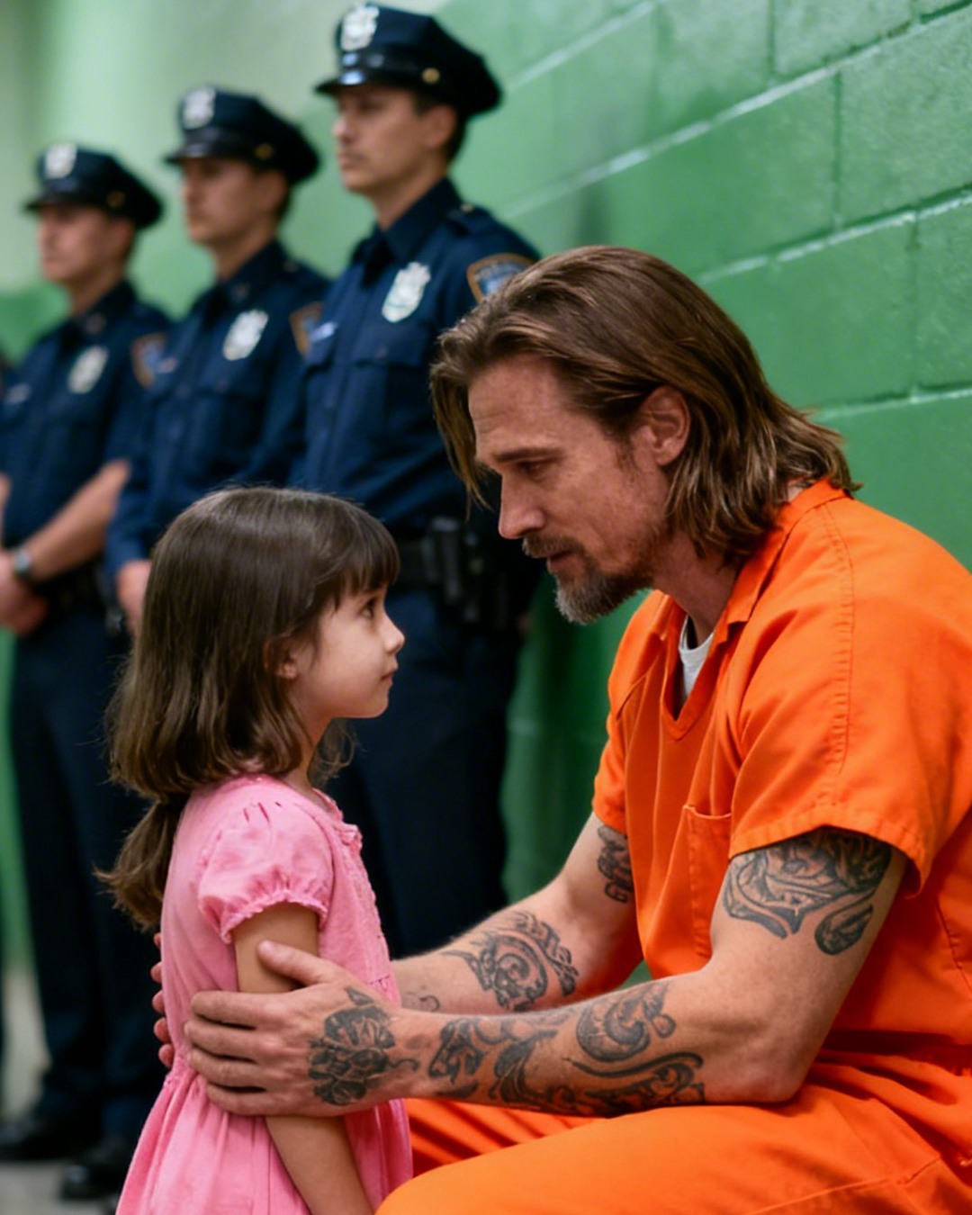 Before Being Executed, His Daughter Whispers Something That Leaves the Guards in Shock… Just before being executed, a prisoner asks for one last wish: to be allowed to speak with his little daughter Salomé.