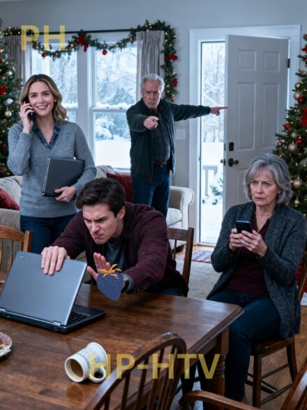 On Christmas Eve, my brother thought slamming my laptop shut and mocking my money would break me. My father’s cold ultimatum only made it easier. They had no idea that laptop wasn’t my weakness, it was the final piece of a trap already set. So I smiled, walked out, and made one quiet call: “Trigger the lock.” Twenty minutes later, the first bank alert hit… and my family realized who had really lost control.