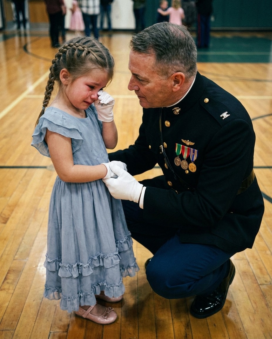 My Daughter Was M0cked at for Standing Alone at the Father-Daughter Dance – Until a Dozen Marines Entered the Gym