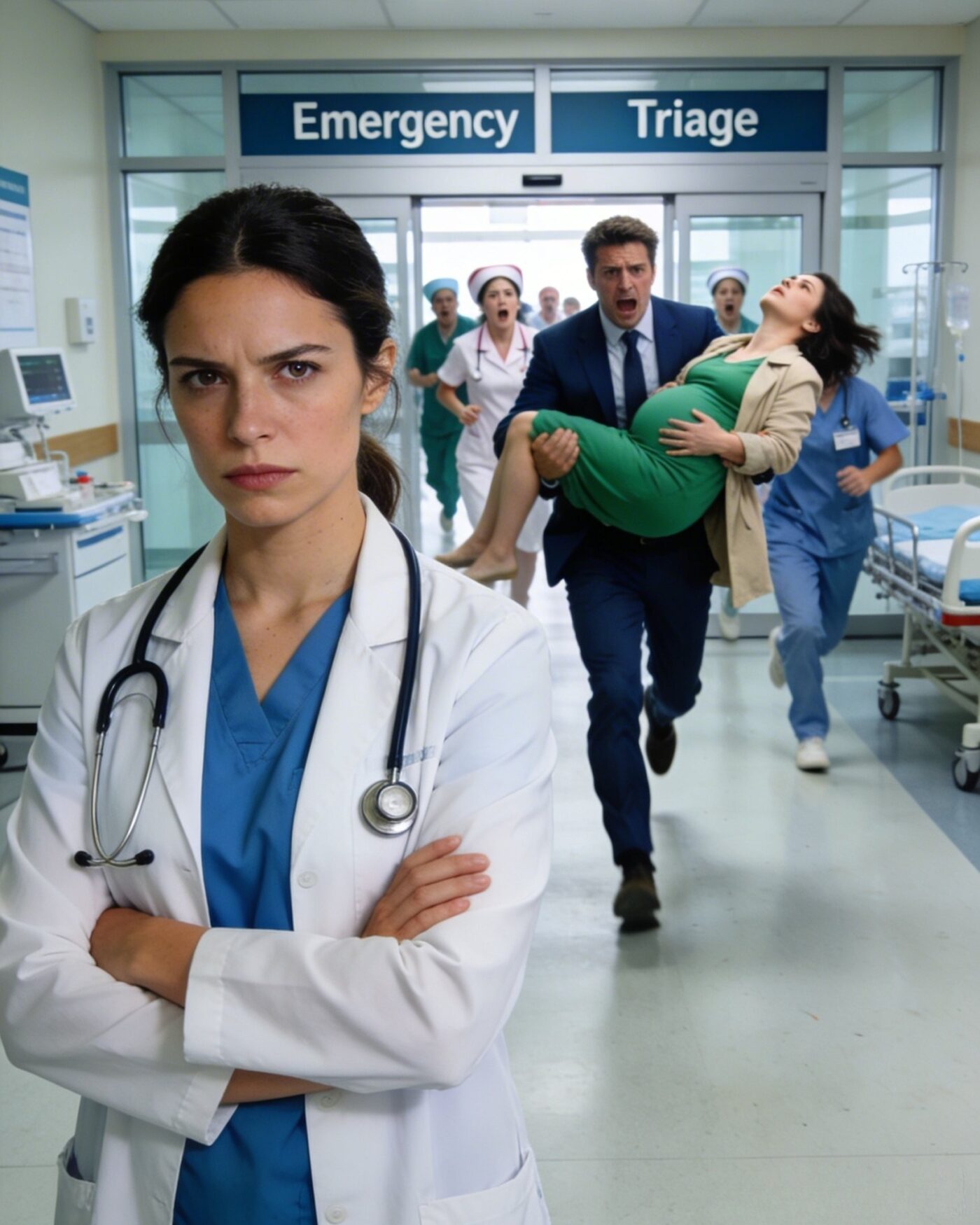 He Rushed His Pregnant Mistress to the ER in the Middle of the Night… Desperate to Save Her and the Baby—Not Knowing the Doctor Who Took the Case Was His Own Wife