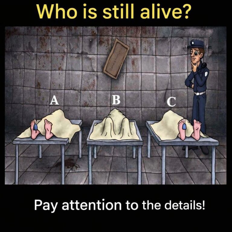 Riddle: Can you guess who is still alive?