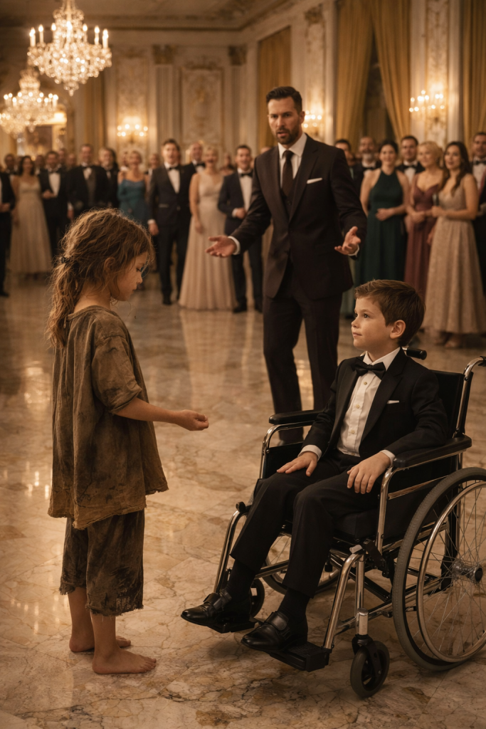“Let Me Dance With Your Son… And He’ll Walk Again,” The Homeless Girl Said—What Happened Weeks Later Left The Millionaire In Tears