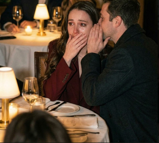 My husband texted me: “I’m stuck at work. Happy 2nd anniversary, babe.” But I was sitting two tables away… watching him kissing another woman. Just as I was about to confront him, a stranger stopped me and whispered, “Stay calm… the real show’s about to start.” And what happened next…