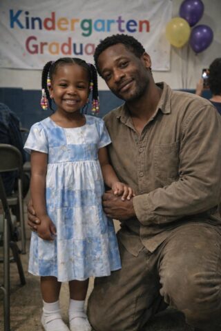 A Rich Mom Mocked the Dress I Made From My Late Wife’s Handkerchiefs — Then Her Son Said Something That Silenced the Entire Gym