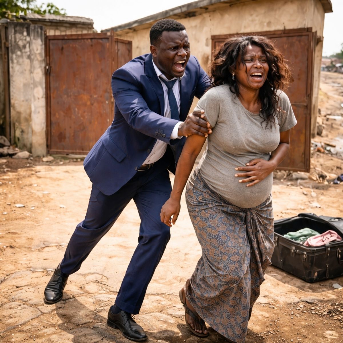 “You Are Too Poor For My Class”, Her Husband Kicked Her Out With Pregnancy Unaware Of Inheritance