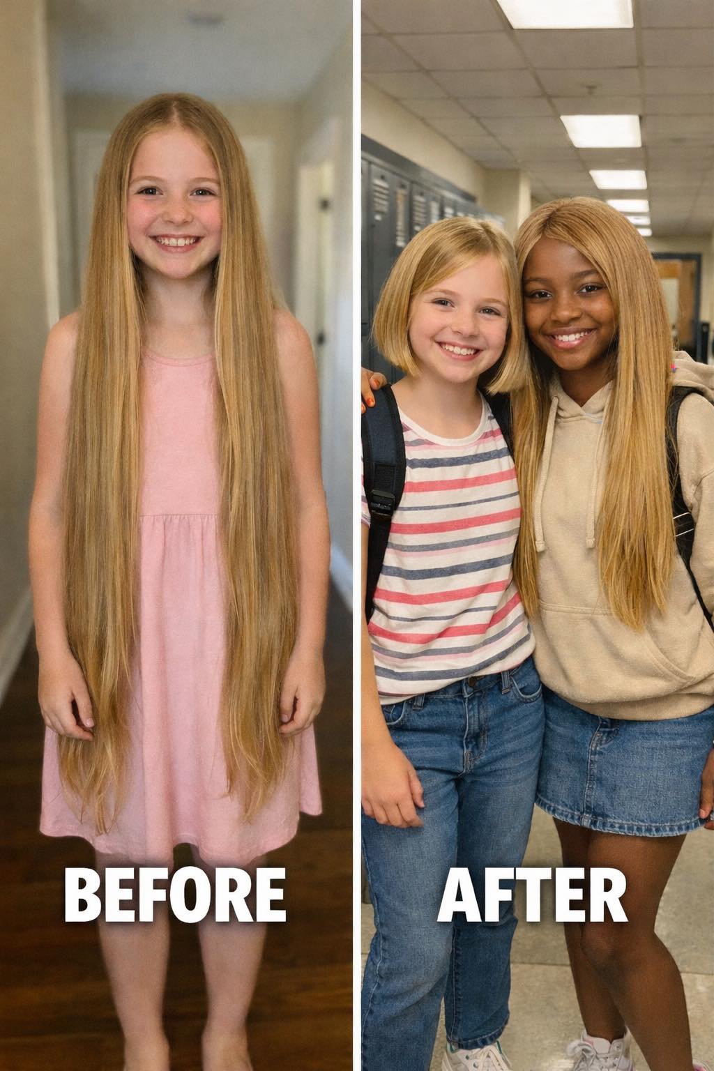 My 12-Year-Old Daughter Cut Off Her Hair for a Girl with Cancer – Then the Principal Called and Said, ‘You Need to Come Now and See What Happened with Your Own Eyes’