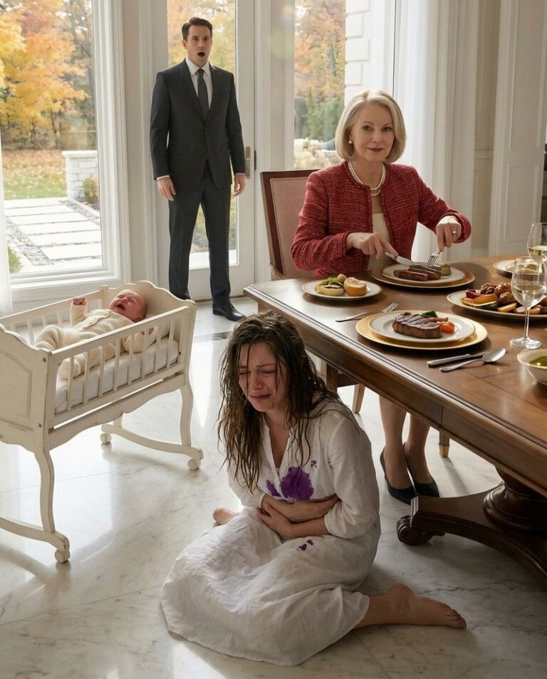 My wife collapsed from exhaustion while our baby cried nearby, but my mother kept eating like nothing had happened. When I asked what was going on, she looked at my unconscious wife and said, “How dramatic.” That day, I realized the woman who raised me was no longer welcome in my home or near my family.