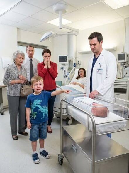 When my newborn died, my mother in law actually smiled — until my eight year old son asked one unexpected question that brought the entire room to a halt.