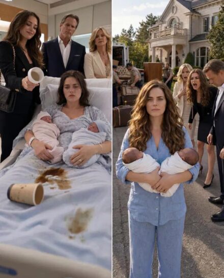 I was barely conscious, trying to nurse my crying twins through the agonizing pain of a t:orn ut:erus, when my adult stepdaughter stormed in and dumped a cup of scalding coffee over my lap.