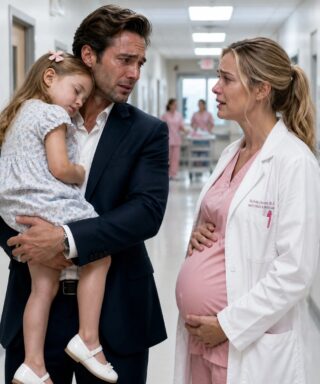 My ex rushed into my ER carrying his injured daughter, only to find me—the doctor he abandoned—seven months pregnant with his baby. I didn’t cry.