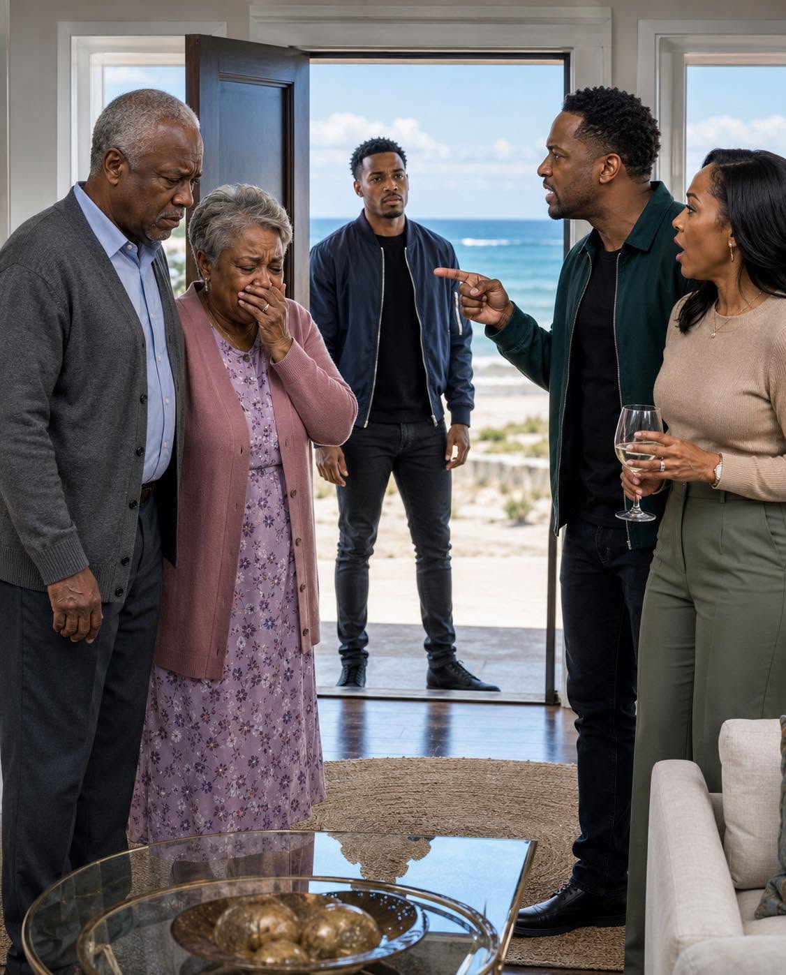 I bought my parents a $425,000 seaside mansion for their 50th anniversary, but when I arrived, my mother was crying and my father was shaking.